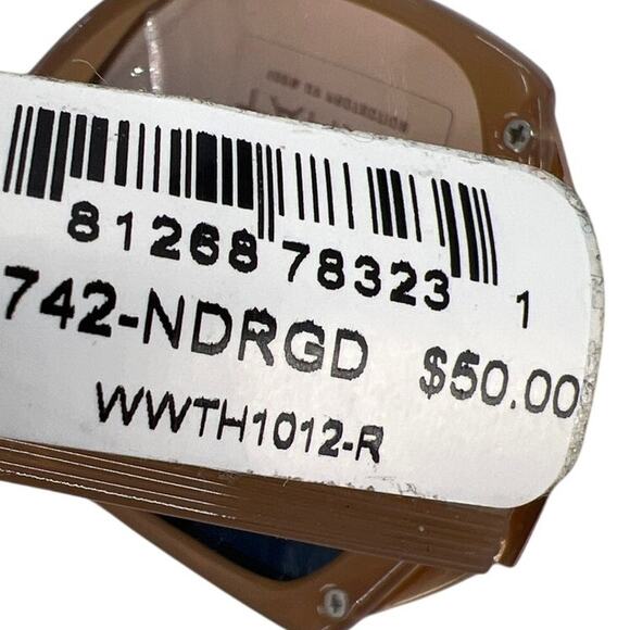 Tahari Sunglasses TH742 Gradient Blue Brown Frame UV Protection Butterfly - Picture 5 of 8